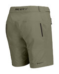 SCOTT Pantaloni scurți de ciclism fără bretele - ENDURANCE LS/FIT W/PAD W - verde