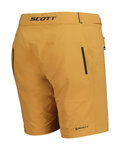 SCOTT Pantaloni scurți de ciclism fără bretele - ENDURANCE LS/FIT W/PAD W - bej
