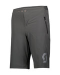 SCOTT Pantaloni scurți de ciclism fără bretele - TRAIL 10 LS/FIT W/PAD JR - gri