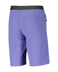SCOTT Pantaloni scurți de ciclism fără bretele - TRAIL 10 LS/FIT W/PAD JR - mov