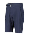 SCOTT Pantaloni scurți de ciclism fără bretele - EXPLORAIR LIGHT - albastru