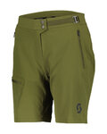 SCOTT Pantaloni scurți de ciclism fără bretele - EXPLORAIR LIGHT W - verde