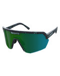 SCOTT Ochelari de ciclism - SPORT SHIELD - negru/verde