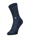 SCOTT Șosete clasice de ciclism - PERFOMANCE NO SHORTCUTS CREW - albastru