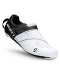 SCOTT Pantofi de ciclism - TRI SPRINT - negru/alb