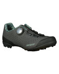 SCOTT Pantofi de ciclism - GRAVEL PRO W - gri/verde deschis