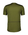 SCOTT Tricou de ciclism cu mânecă scurtă - GRAVEL 20 - verde