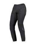 SCOTT Pantaloni de ciclism lungi fără bretele - TRAIL STORM WP W - negru