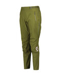 SCOTT Pantaloni de ciclism lungi fără bretele - TRAIL STORM WP W - verde