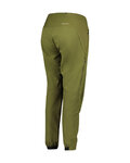 SCOTT Pantaloni de ciclism lungi fără bretele - TRAIL STORM HYBRID W - verde