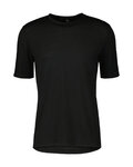 SCOTT Tricou de ciclism cu mânecă scurtă - COMMUTER MERINO - negru