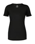 SCOTT Tricou de ciclism cu mânecă scurtă - TEE COMMUTER MERINO W - negru