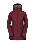 SCOTT jachetă impermeabilă - TECH COAT 3L W - roșu