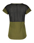 SCOTT Tricou de ciclism cu mânecă scurtă - TRAIL FLOW DRI SS W - verde/negru