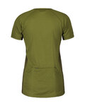 SCOTT Tricou de ciclism cu mânecă scurtă - TRAIL FLOW W - verde