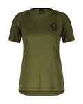 SCOTT Tricou de ciclism cu mânecă scurtă - TRAIL VERTIC W - verde
