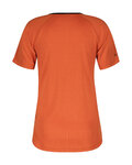 SCOTT Tricou de ciclism cu mânecă scurtă - TRAIL VERTIC W - portocaliu