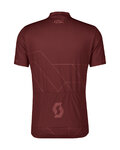 SCOTT Tricou de ciclism cu mânecă scurtă - TEAM 20 - bordo