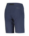 SCOTT Pantaloni scurți de ciclism fără bretele - EXPLORAIR TECH - albastru