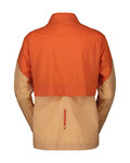 SCOTT Jachetă rezistentă la vânt de ciclism - ENDURANCE ANORAK WB W - portocaliu/bej