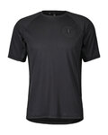 SCOTT Tricou de ciclism cu mânecă scurtă - TRAIL FLOW PRO SS - negru