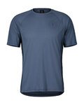 SCOTT Tricou de ciclism cu mânecă scurtă - TRAIL FLOW PRO SS - albastru