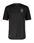 SCOTT Tricou de ciclism cu mânecă scurtă - TRAIL VERTIC PRO SS - negru