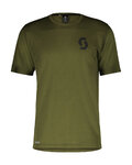 SCOTT Tricou de ciclism cu mânecă scurtă - TRAIL VERTIC PRO SS - verde