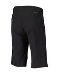 SCOTT Pantaloni scurți de ciclism fără bretele - TRAIL VERTIC PRO W/PAD - negru