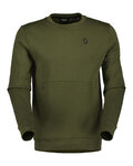 SCOTT Hanorac - TECH CREWNECK - verde