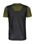 SCOTT Tricou de ciclism cu mânecă scurtă - TRAIL VERTIC 10 SS JR - negru/verde
