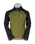 SCOTT Jachetă rezistentă la vânt de ciclism - WP JR - verde/negru