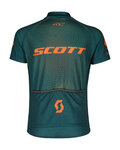 SCOTT Tricou de ciclism cu mânecă scurtă - RC JERSEY - verde