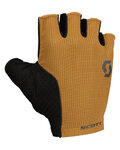 SCOTT Mănuși de ciclism fără degete - ESSENTIAL GEL SF - maro/negru