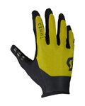 SCOTT Mănuși cu degete lungi de ciclism - TRACTION - galben/negru
