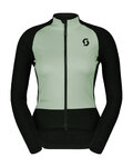 SCOTT Jachetă rezistentă la vânt de ciclism - RC PRO WARM HYBRID GTX WS W - negru/verde