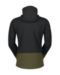 SCOTT Jachetă rezistentă la vânt de ciclism - EXPLORAIR SOFTSHELL SL - negru/verde
