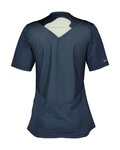 SCOTT Tricou de ciclism cu mânecă scurtă - TRAIL VERTIC SS W - albastru/verde