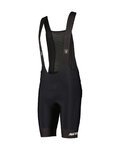 SCOTT Pantaloni scurți de ciclism cu bretele - SRAM PRO +++ - negru/alb