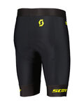 SCOTT Pantaloni scurți de ciclism fără bretele - RC PRO +++ - negru/galben