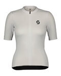 SCOTT Tricou de ciclism cu mânecă scurtă - CONTESSA - alb