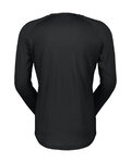 SCOTT Tricou de ciclism cu mânecă lungă - DEFINED MERINO LS - negru