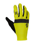 SCOTT Mănuși cu degete lungi de ciclism - RC PRO LF - galben/negru