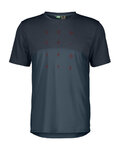 SCOTT Tricou de ciclism cu mânecă scurtă - TRAIL FLOW DRI SS - albastru