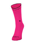 SCOTT Șosete clasice de ciclism - TRAIL TUNED CREW - roz