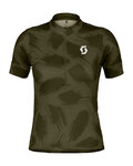 SCOTT Tricou de ciclism cu mânecă scurtă - ENDURANCE 20 - verde