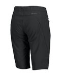 SCOTT Pantaloni scurți de ciclism fără bretele - TRAIL VERTIC W/PAD W - negru