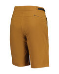 SCOTT Pantaloni scurți de ciclism fără bretele - TRAIL TUNED W - maro