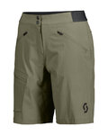 SCOTT Pantaloni scurți de ciclism fără bretele - EXPLORAIR LIGHT W - verde