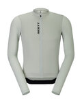 SCOTT Tricou de ciclism cu mânecă lungă de vară - PRO - gri